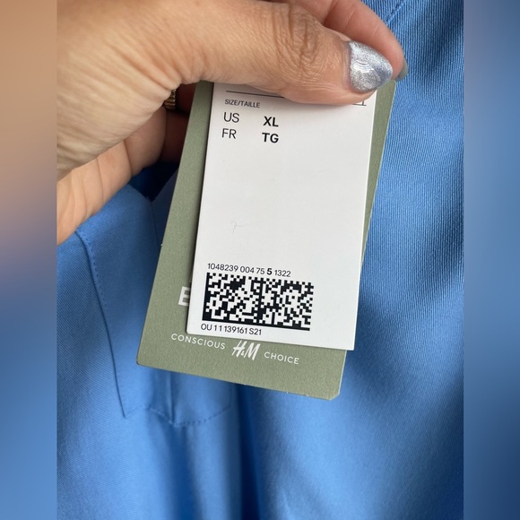 ✨H&M✨100% Viscose Midi Dress - Picture 5 of 9